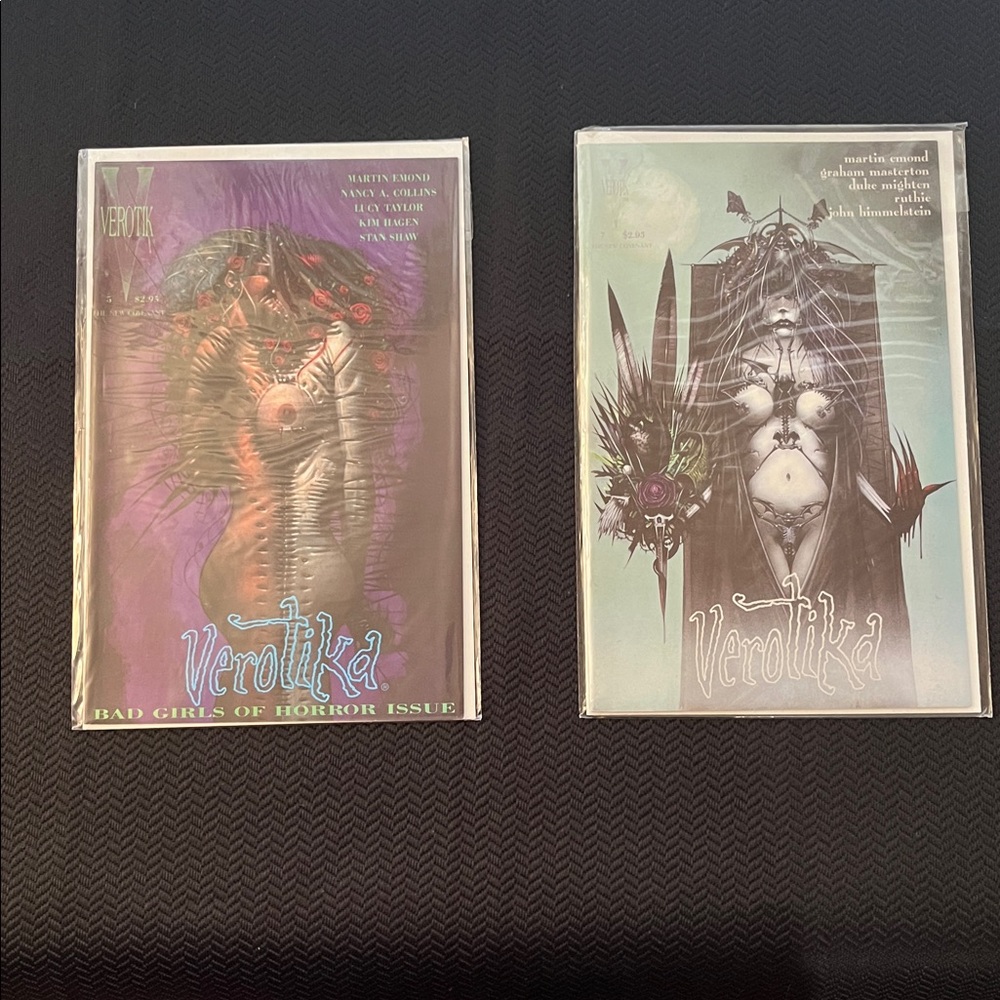 *Verotika~ Adult Comic Book Set. Art. Comics. Collectibles. Verotika